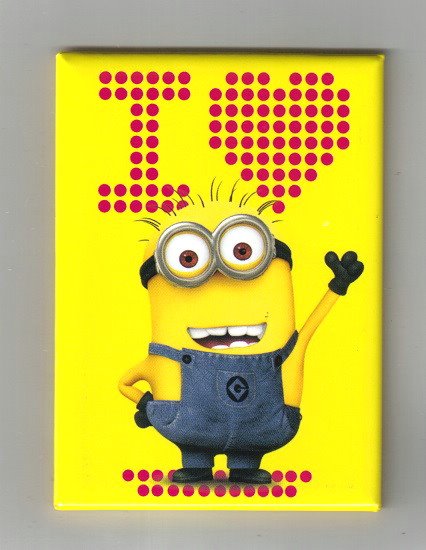 Despicable Me Movie I Heart Minion Art Image Refrigerator Magnet, NEW UNUSED picture