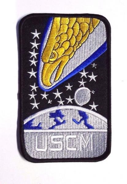 Aliens Movie USCM Screaming Eagle Logo Embroidered Patch NEW UNWORN picture