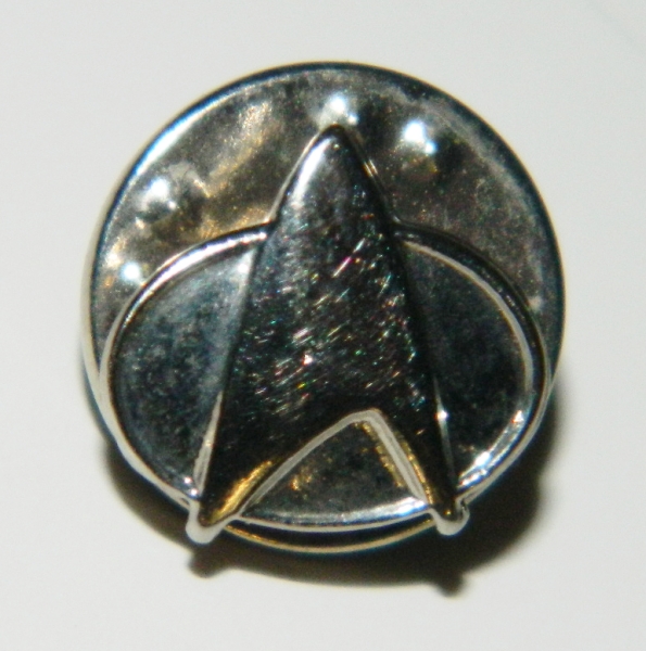 Star Trek: The Next Generation Micro Communicator Metal Enamel Silver Pin NEW picture