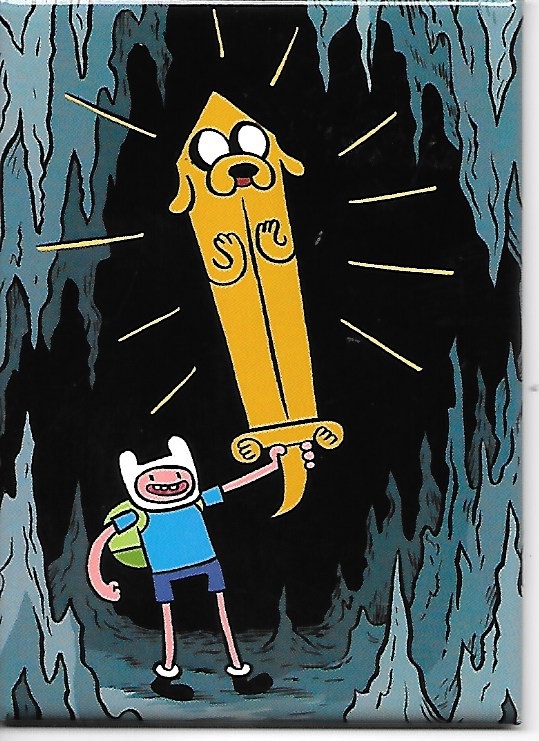 Adventure Time Animated TV Series Big Jake As A Sword Refrigerator Magnet UNUSED