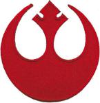Star Wars: Rebel Alliance Red Squadron Logo Embroidered Patch, NEW UNUSED