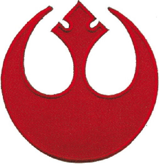 Star Wars: Rebel Alliance Red Squadron Logo Embroidered Patch, NEW UNUSED picture
