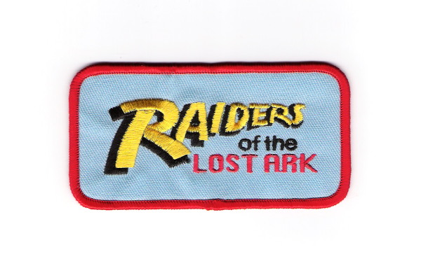 Raiders of the Lost Ark Movie Logo Embroidered Patch, Indiana Jones NEW UNUSED