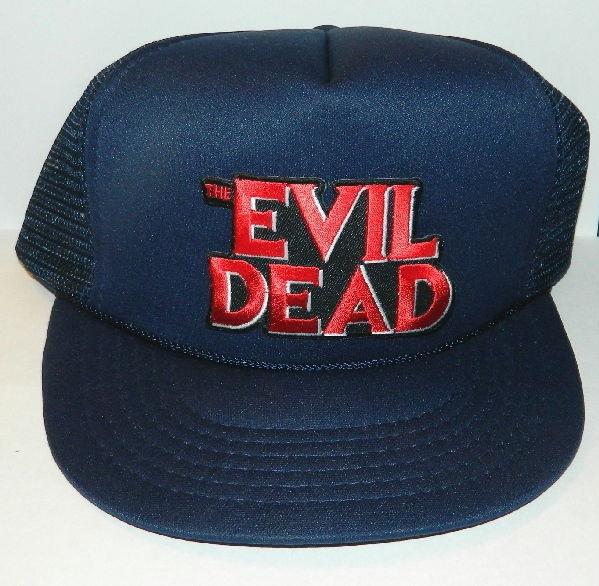 The Evil Dead Movie Name Logo Patch on a Black Baseball Cap Hat NEW