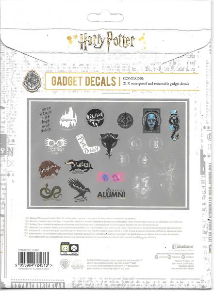 Harry Potter Logos and Phrases 21 Waterproof and Removable Gadget Decals SEALED picture