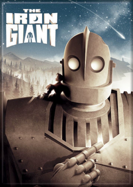 The Iron Giant Animated Movie Poster Image Refrigerator Magnet UNUSED