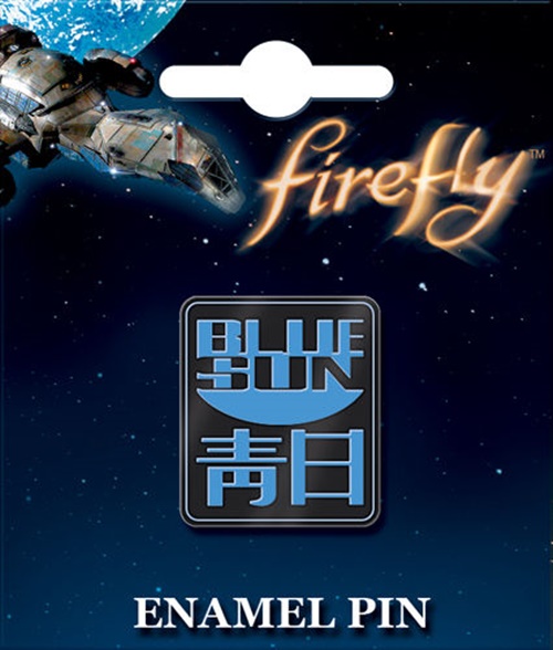Firefly/Serenity Blue Sun Logo Licensed Enamel Metal Lapel Pin NEW SEALED