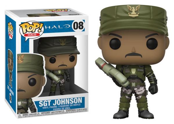 Halo Video Game Sgt. Johnson POP! Vinyl Figure #08 FUNKO NEW MIB