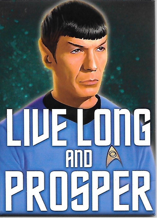 Star Trek: The Original Series Mr. Spock Photo Image Live Long & Prosper Magnet picture