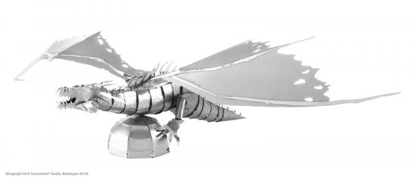 Harry Potter Movies Gringotts Dragon Figure Metal Earth Steel Model Kit MMS443 picture