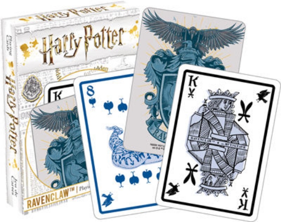 Harry Potter Ravenclaw House Themed Illustrated Poker Size Playing Cards, NEW picture