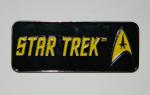 Star Trek Original TV Series Plate Name and Command Logo Metal Enamel Pin UNUSED