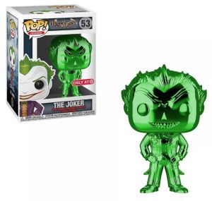 The Joker Green Chrome Vinyl POP Figure #53 Target Exclusive FUNKO NIB Batman