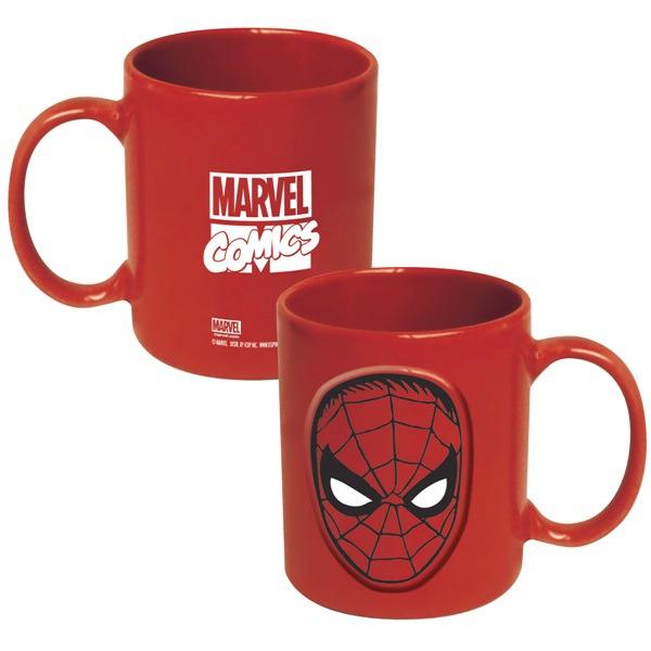 Marvel Comics Amazing Spider-Man Face 20 oz. Red Ceramic Coffee Mug NEW UNUSED