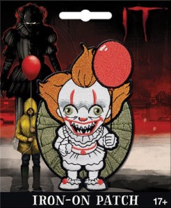 It! The Movie Pennywise Chibi Figure Image Embroidered Die-Cut Patch NEW UNUSED picture