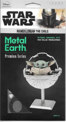 Star Wars The Mandalorian TV Series The Child Metal Earth Laser Cut Model Kit picture