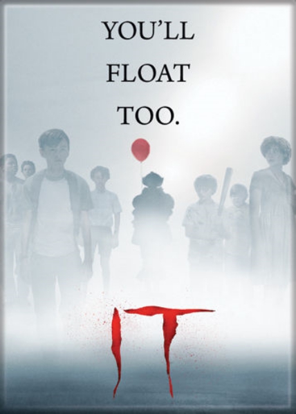 Stephen King's It The 2017 Movie You'll Float Too Refrigerator Magnet NEW UNUSED