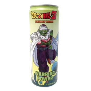 Dragon Ball Z Warrior Power Energy Drink 12 oz Illustrated Can NEW SEALED