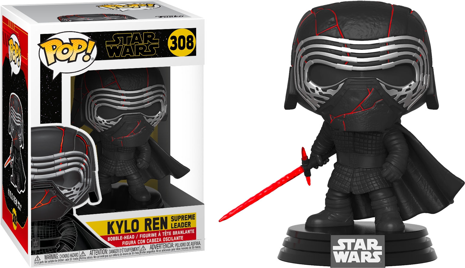 timer Gevoelig voor stuiten op Star Wars IX: The Rise of Skywalker Kylo Ren SL Vinyl POP! Figure Toy #308  FUNKO - Eventeny