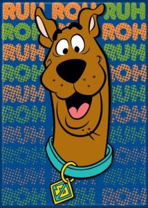 Scooby-Doo! Animation Scooby Saying Ruh Roh Refrigerator Magnet NEW UNUSED
