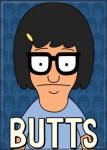 Bob’s Burgers Animated TV Series Tina Image BUTTS Refrigerator Magnet NEW UNUSED