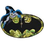 DC Comics Batman Figure and Bat Logo Cordless 9.5" Die-Cut Wall Clock NEW BOXED