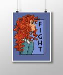 Fight She Series Medium Print