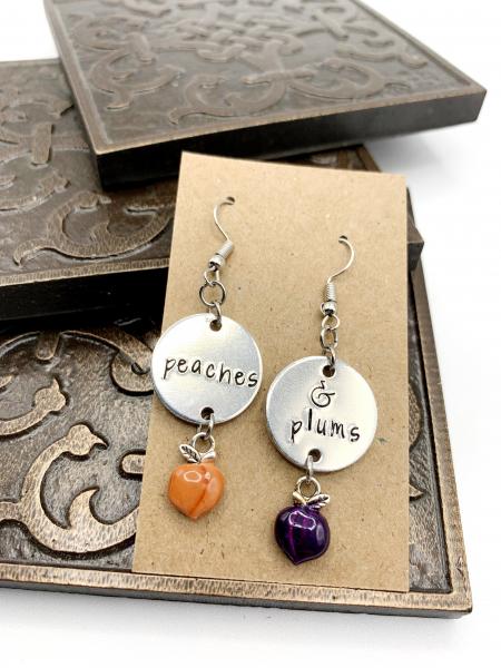 The Magicians Peaches and Plums earrings