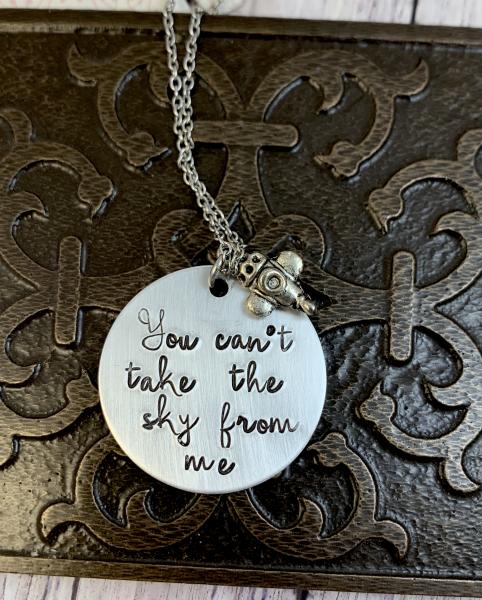 Firefly necklace- You can't take the sky from me picture