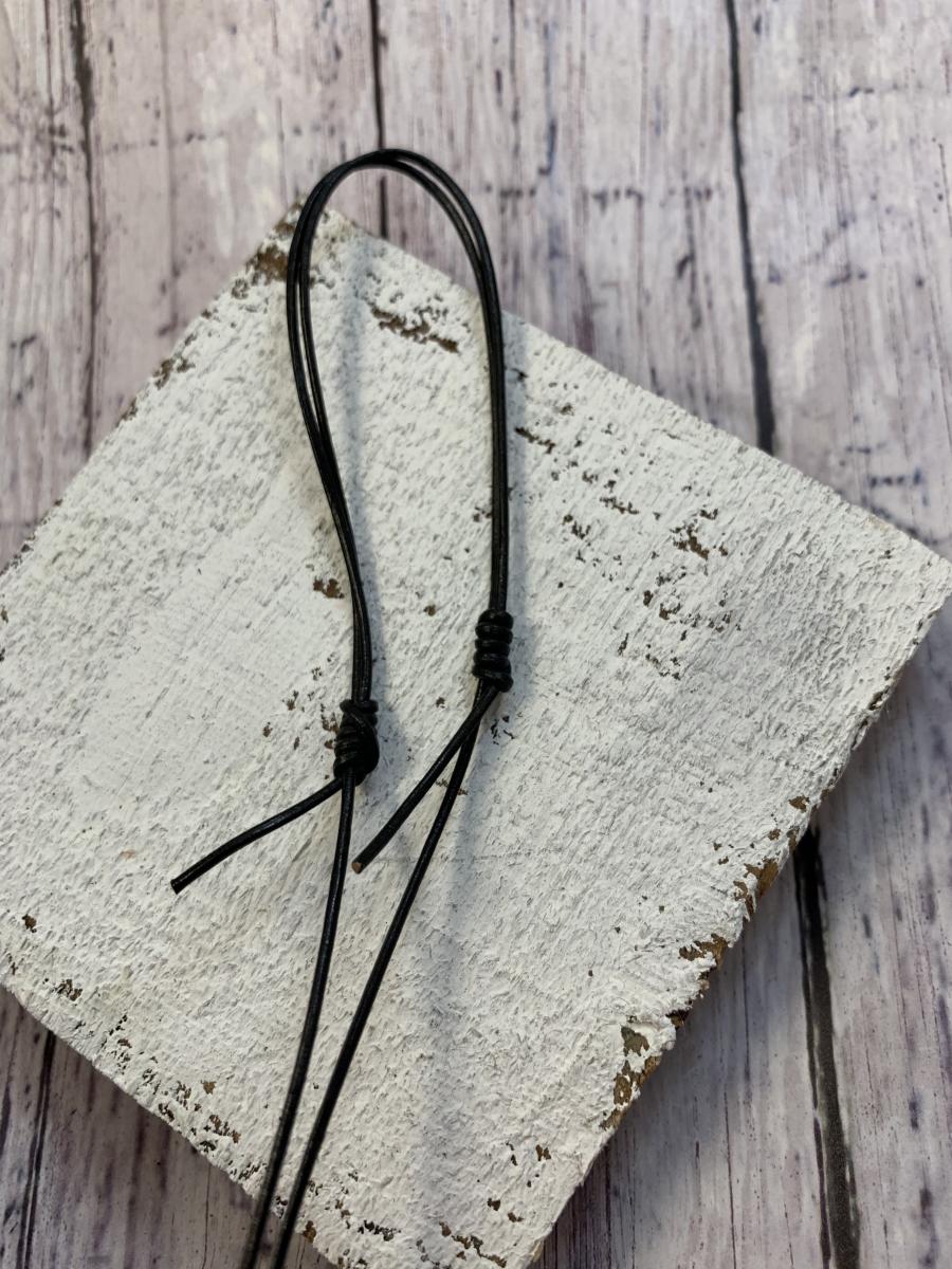Resin and Wood- fantasy lanscape necklace red picture