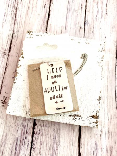 Sarcastic necklace- adultier adult