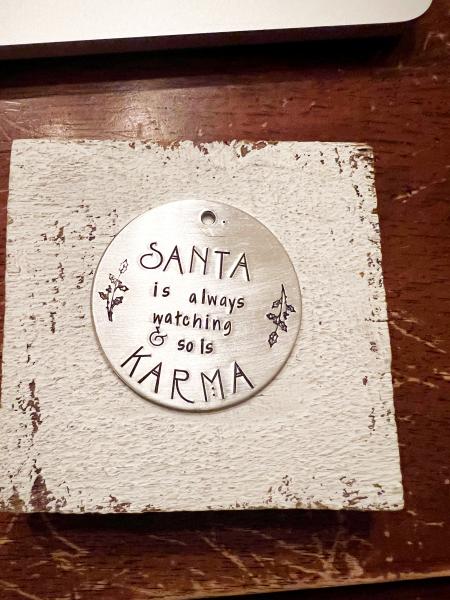 Ornament- Santa and Karma