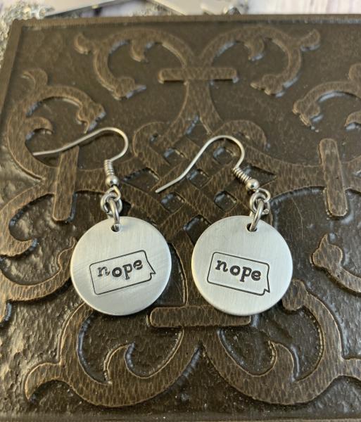 Nope earrings