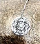 Sun mandala necklace