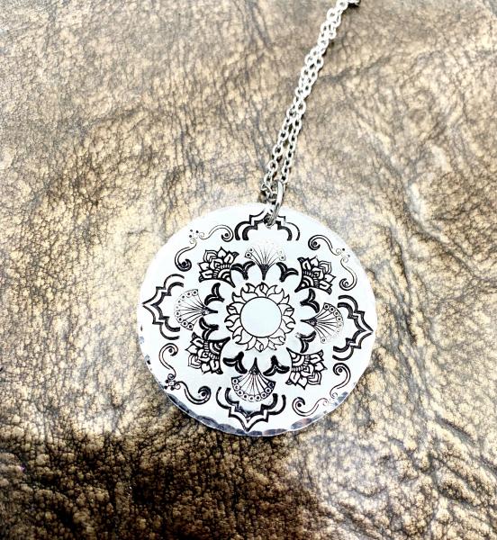 Sun mandala necklace picture