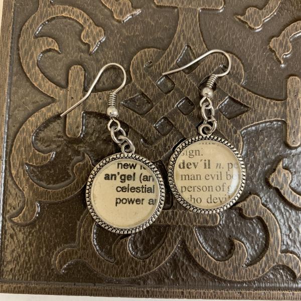 Angel and Devil earrings picture
