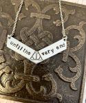 HP necklace chevron- Until the very end