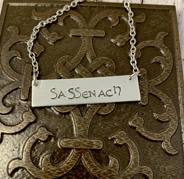 Outlander necklace- sassenach picture