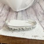 I love you to the Death Star and Back bracelet