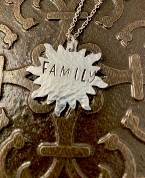 Supernatural necklace-sunburst Family picture