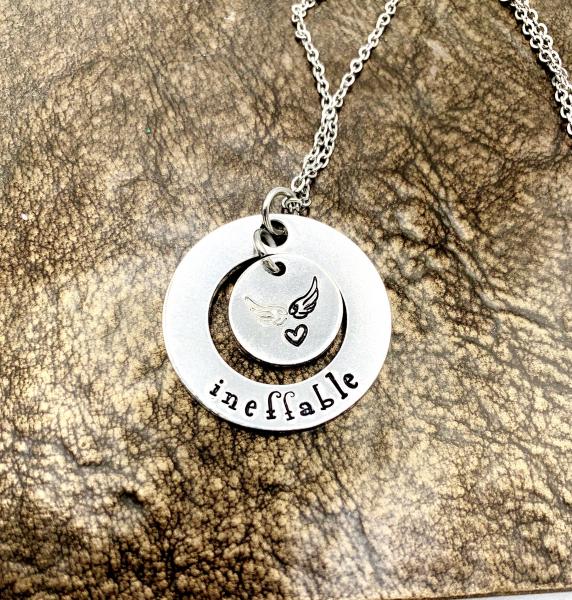 Ineffable Good Omens washer necklace picture