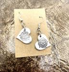 Supernatural antipossession heart earrings