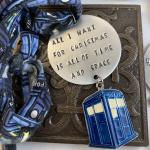 Doctor Who Christmas ornament 1- All I want/all of time and space