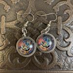 HP Hogwarts Crest earrings