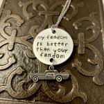 Supernatural necklace-my fandom is better