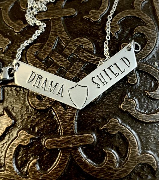 Drama Shield necklace picture