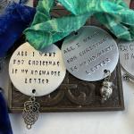 Harry Potter Christmas ornament- All I want/Hogwarts letter