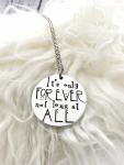 Labyrinth necklace- It's only forever