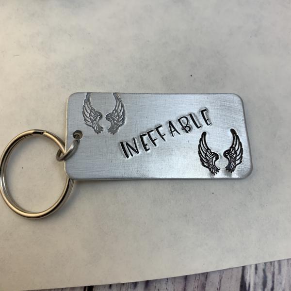 Good Omens key chain- single picture