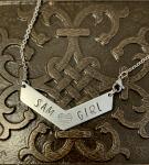 Supernatural necklace- chevron Sam girl